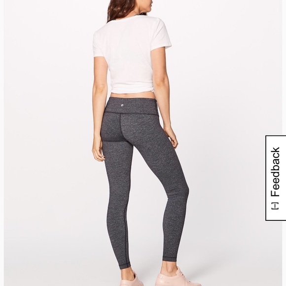 lululemon athletica Pants - LULULEMON black speckled leggings
